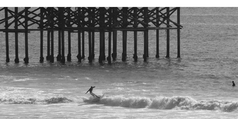 Pacific Beach Surfer by Tim Jepson