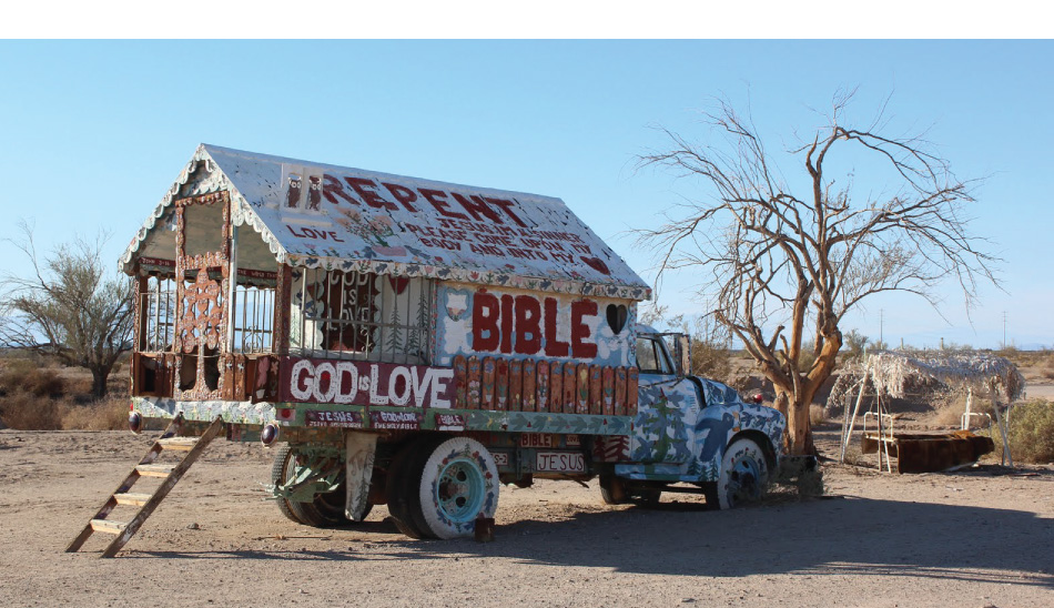 Salvation Mountain Truck by Tim Jepson