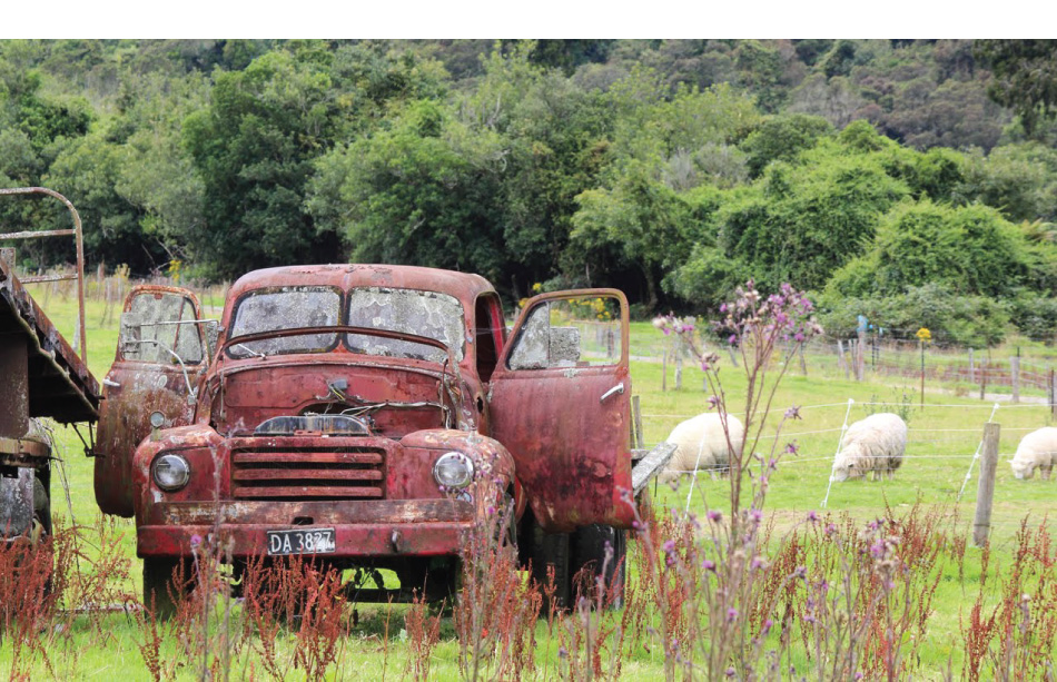 Westcoast New Zealand Abandoned Truck by Tim Jepson